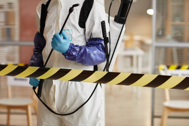 Professional Blood Cleanup technician working in Utica, NY